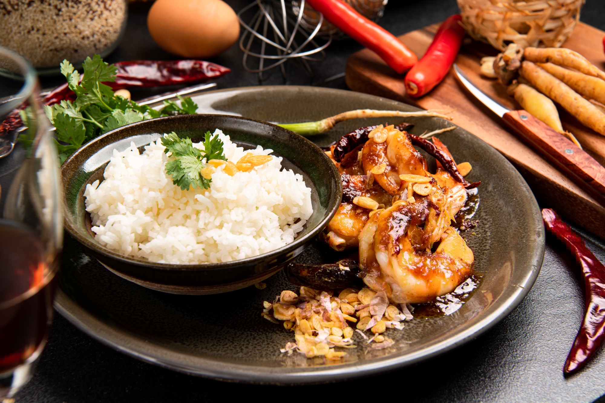 Delicious Thai food prepared by authentic Thai chefs